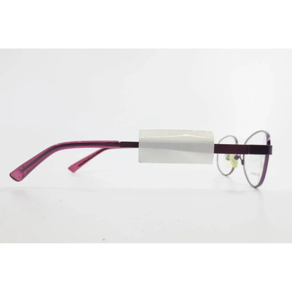 Fashion Collection WM6102 PRP Purple Oval Eyeglass Frames 53-17-140 Metal New